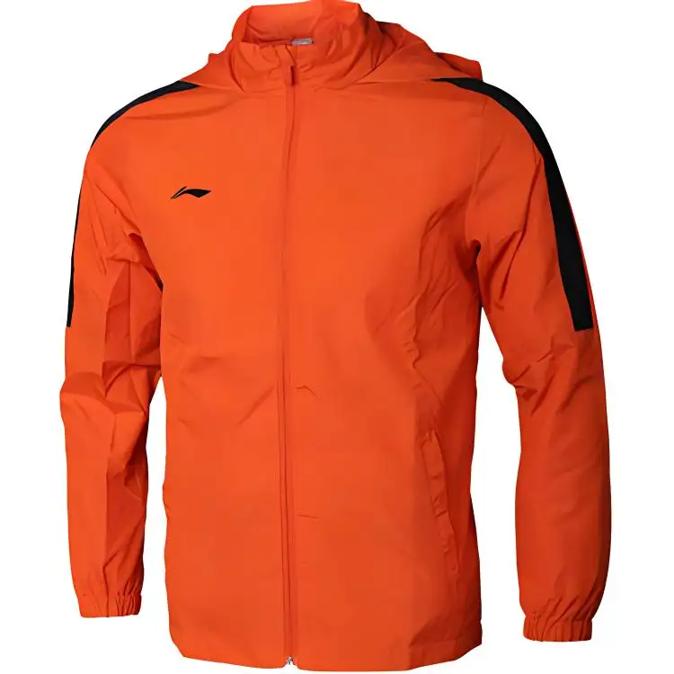Li Ning Trench Coat Men's Zhuor Orange