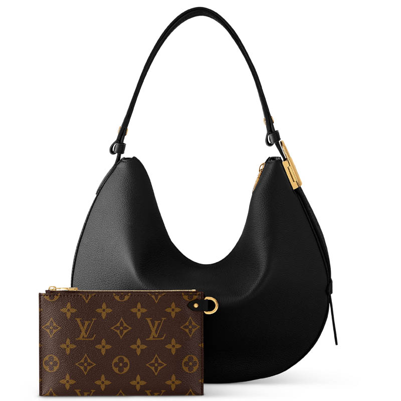 Женская сумка Louis Vuitton Low Key COOKIE (черная) — фото 2