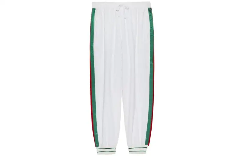GUCCI SS23 Knitted Sweatpants Men's White