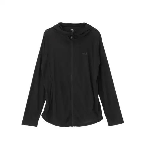 FILA Jackets Unisex Black Hooded Thin Other