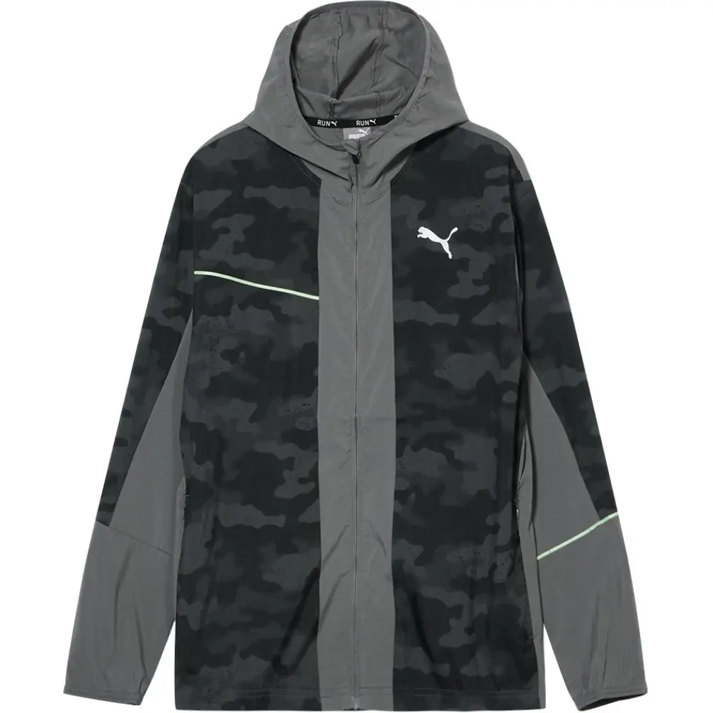 PUMA Trench Coat Men's Lime Gray