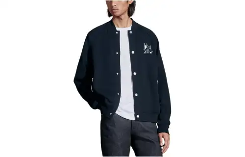 HERMES Jackets & Coats Men's Marine Blue