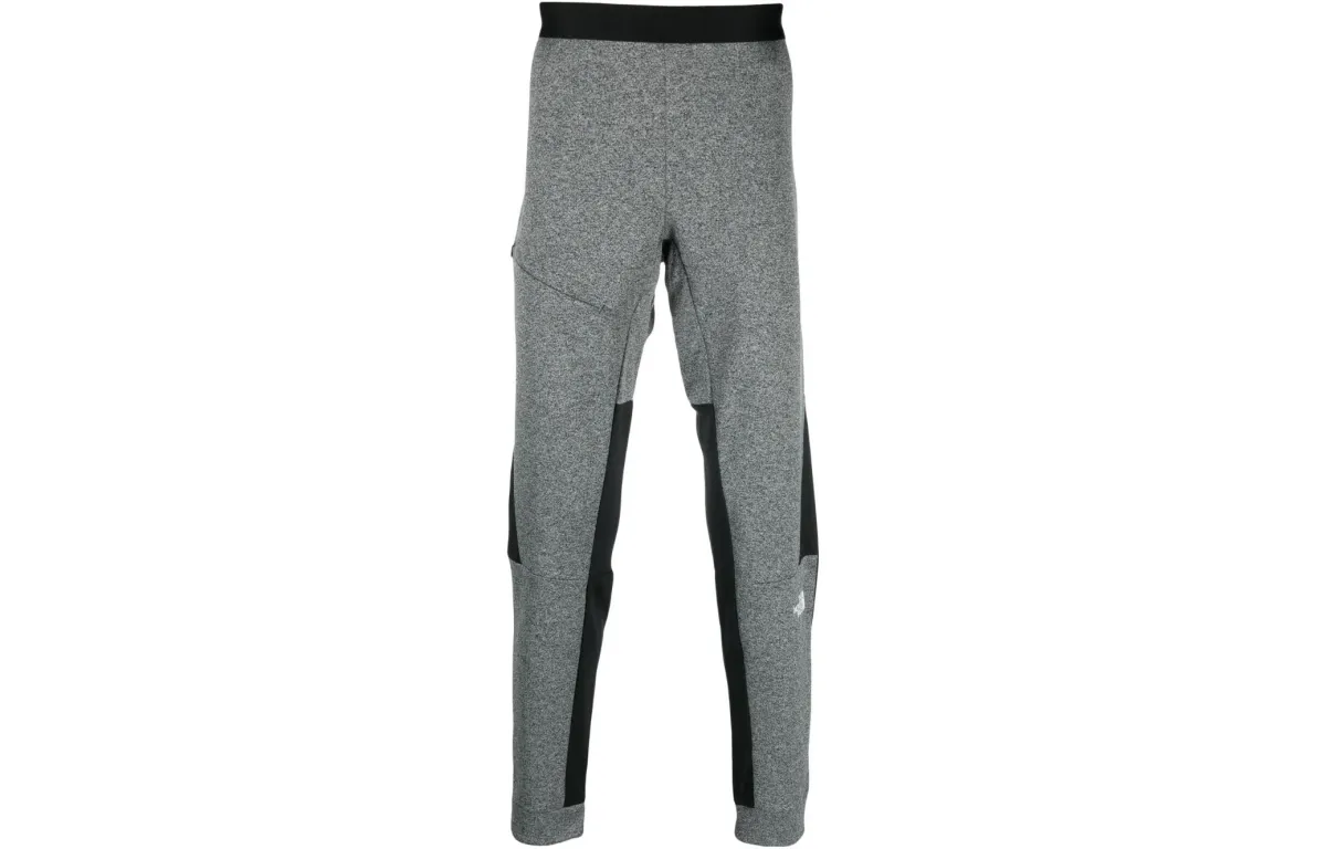 THE NORTH FACE Knitted Sweatpants Men's Gray Moderate Cuffed Pants