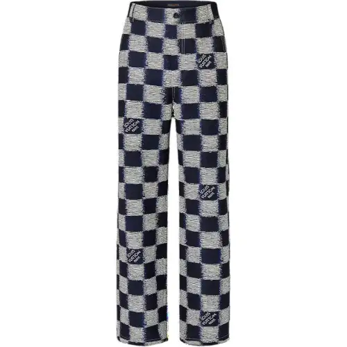 LOUIS VUITTON Cargo Pants Men's Blue