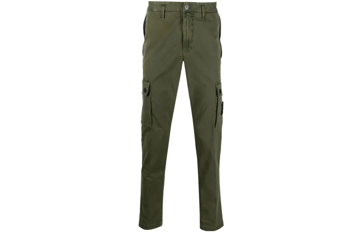 STONE ISLAND Cargo Pants Men's Army Green