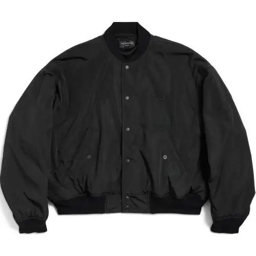 Balenciaga SS25 Jackets & Coats Regular Fit Men's Black