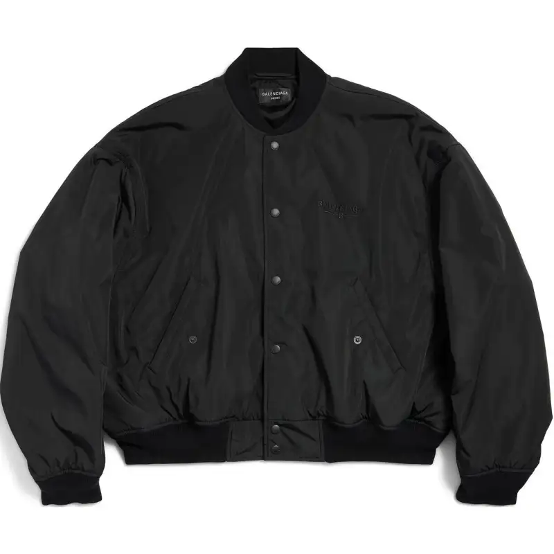 Balenciaga SS25 Jackets & Coats Regular Fit Men's Black