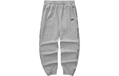 Skechers Knitted Sweatpants Men's Medium Heather Gray