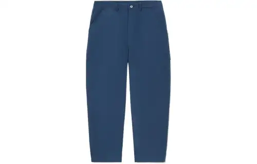 Li Ning X STEVEN HARRINGTON Skateboard Casual Pants Men's Blue Moderate Straight Fit Pants