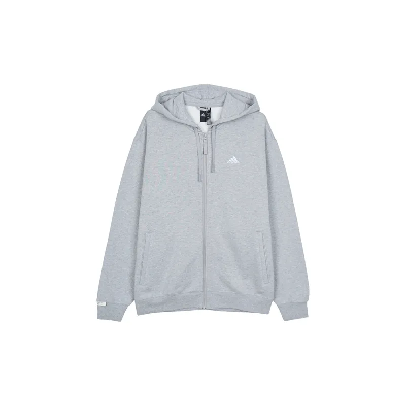 Adidas Jackets & Coats Unisex Medium Heather Gray