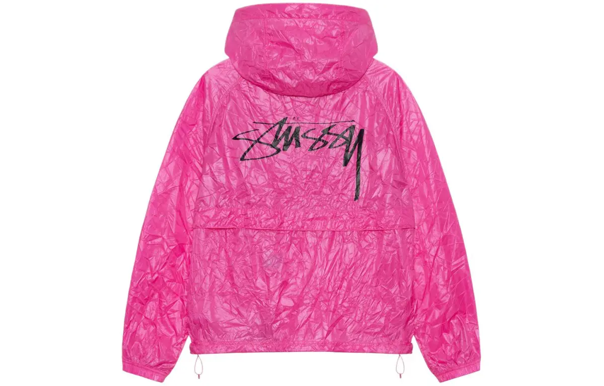 Stussy Wrinkled Nylon Beach Shell Jacket