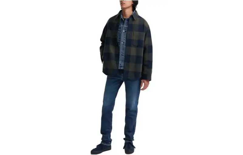 UNIQLO Jeans Men's Royal Blue Moderate Slim Fit Pants