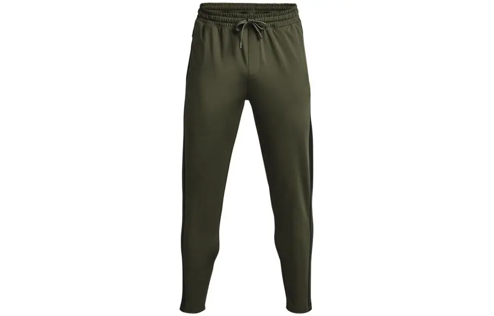 Under Armour Knitted Sweatpants Men's Green Moderate Cuffed Pants