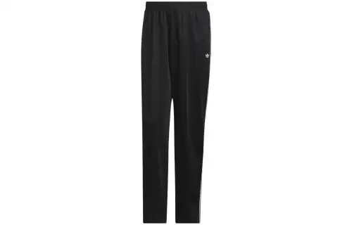 Adidas Originals Knitted Sweatpants Unisex Black Moderate Straight Fit Pants