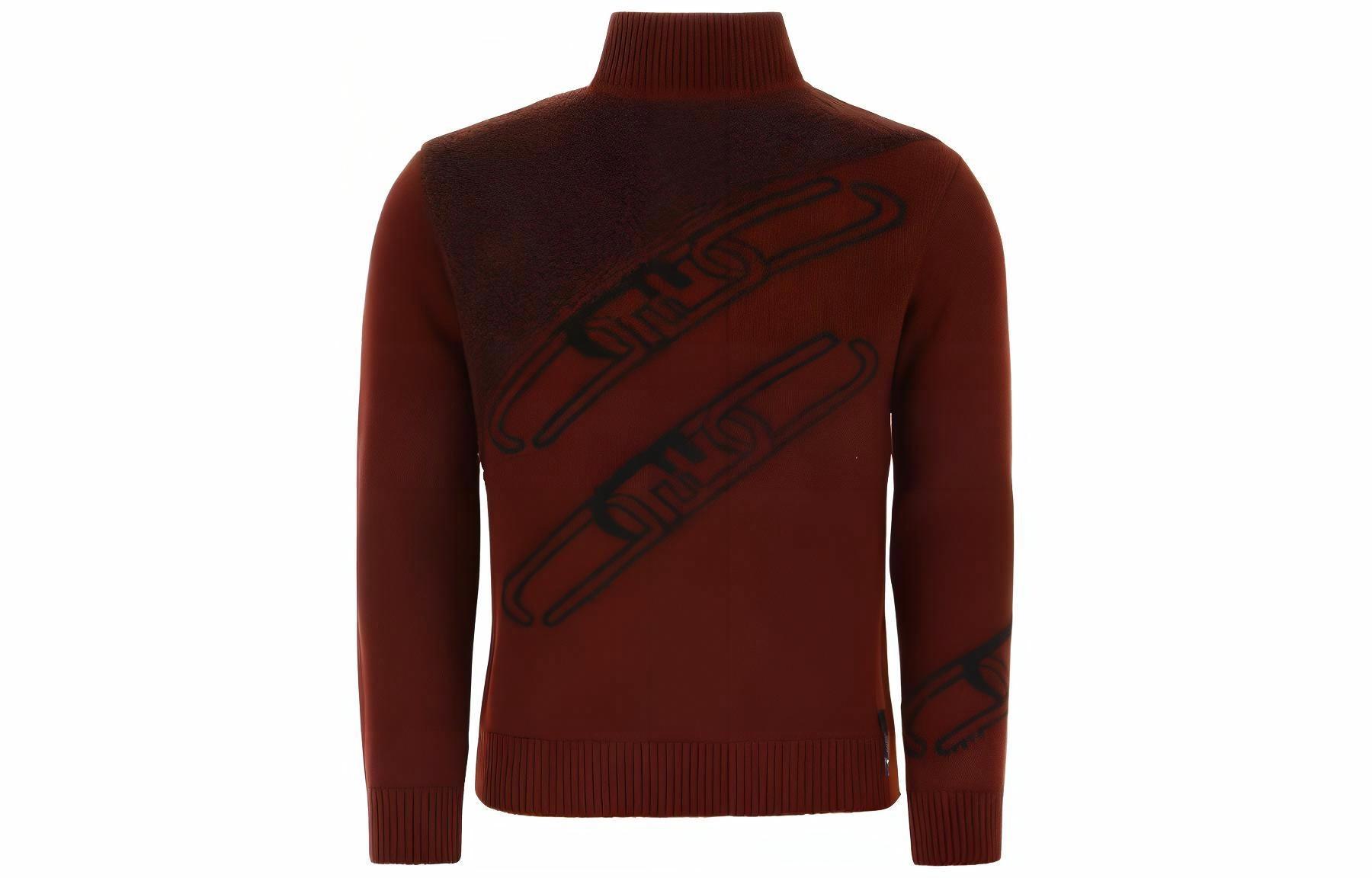 Мужской свитер Fendi FW22 (бордовый)