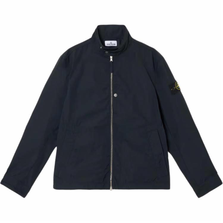 Мужская куртка STONE ISLAND На молнии (темно-синяя)