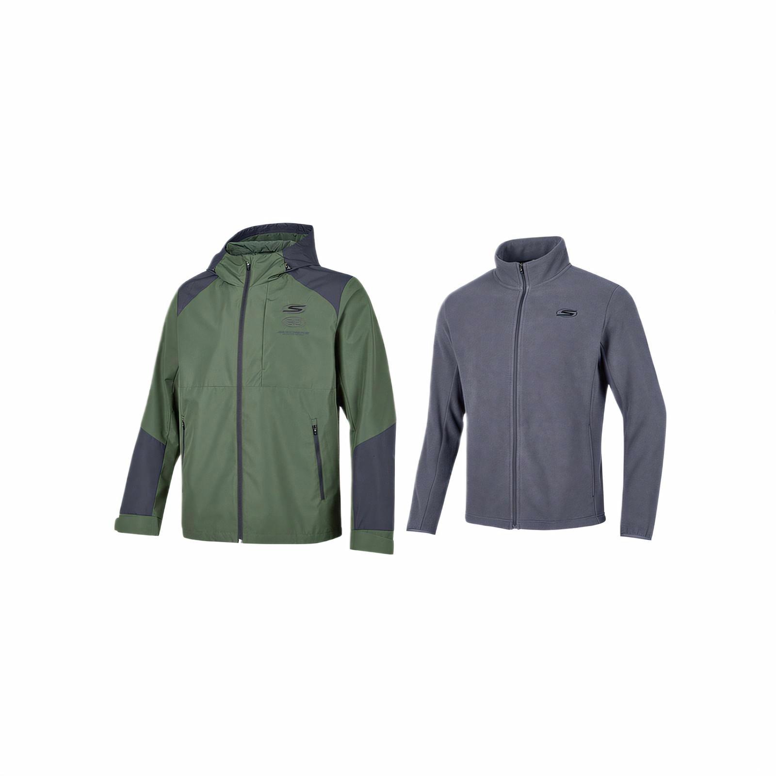 Мужская куртка Skechers Sports Jacket (зеленая)