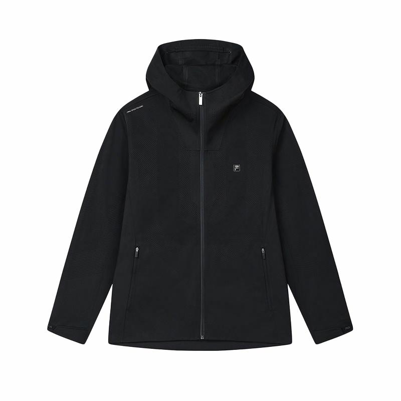 Мужская куртка Fila WHITE SS25 (черная)