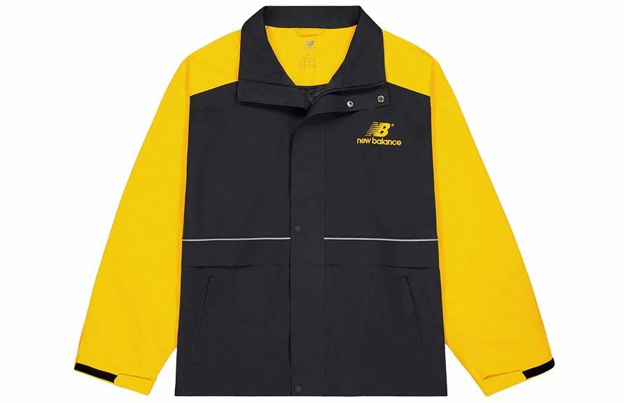 Мужская куртка New Balance Jacket (желто-серая)