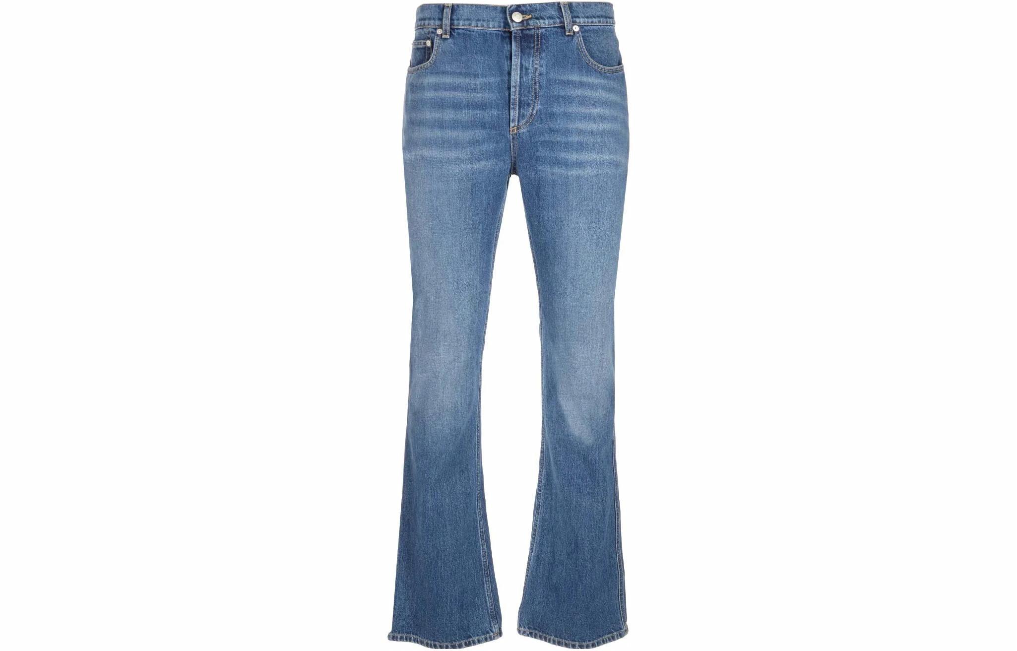 Мужские джинсы Alexander McQueen Flare (синие)