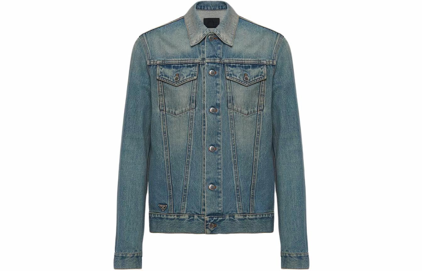 Мужская куртка Prada Denim (голубая)