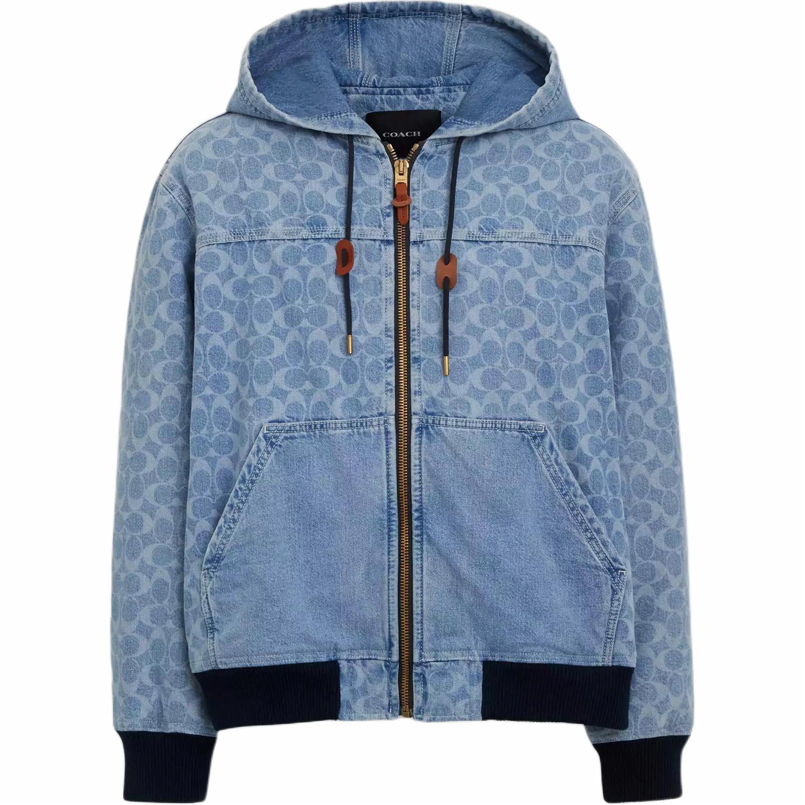 Мужская куртка Coach Denim Jacket (синяя)