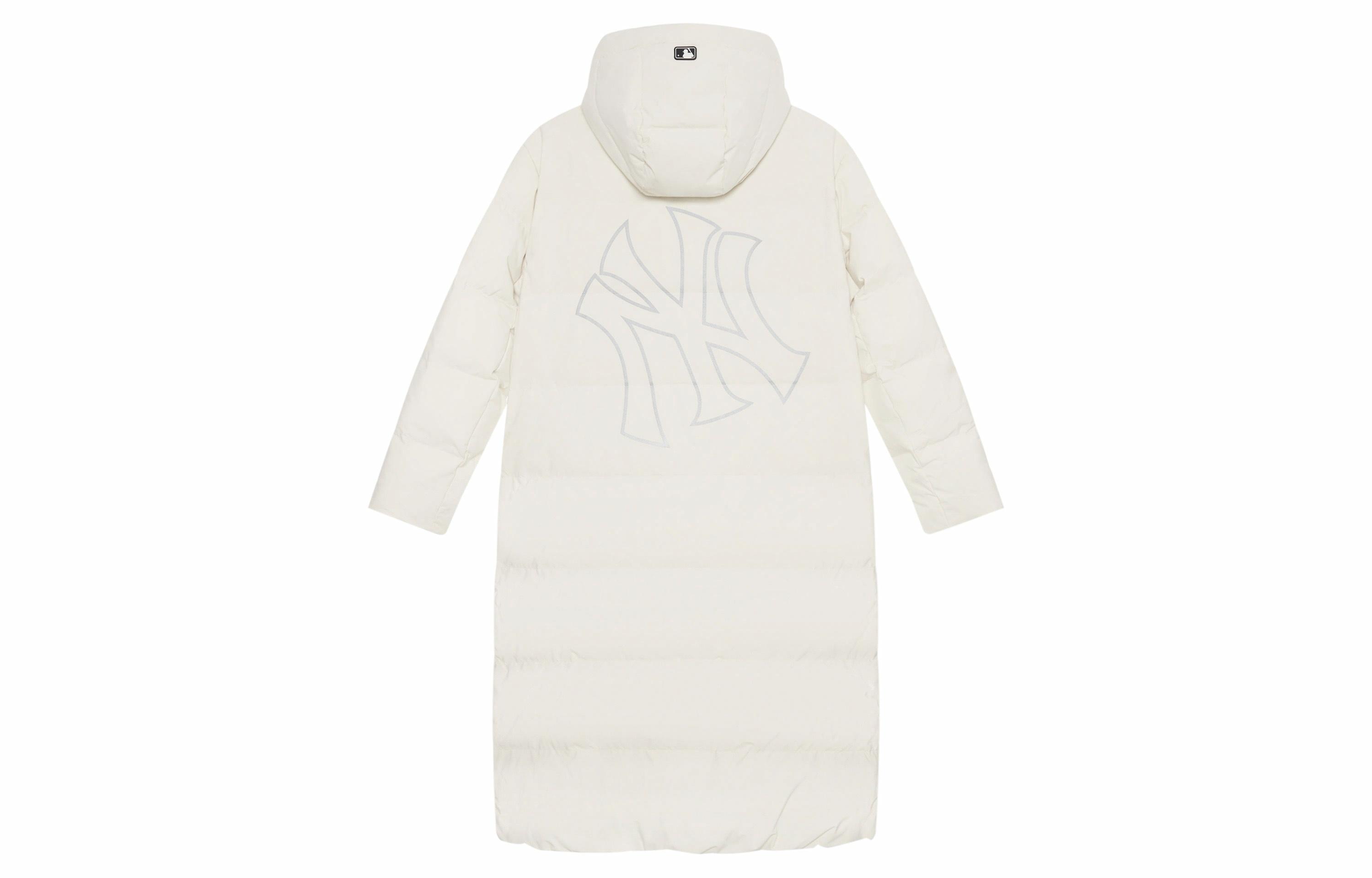 Унисекс пуховик MLB New York Yankees 24FW (кремовый)