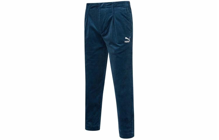 Мужские штаны PUMA Corduroy Woven Pants (темно-синие)