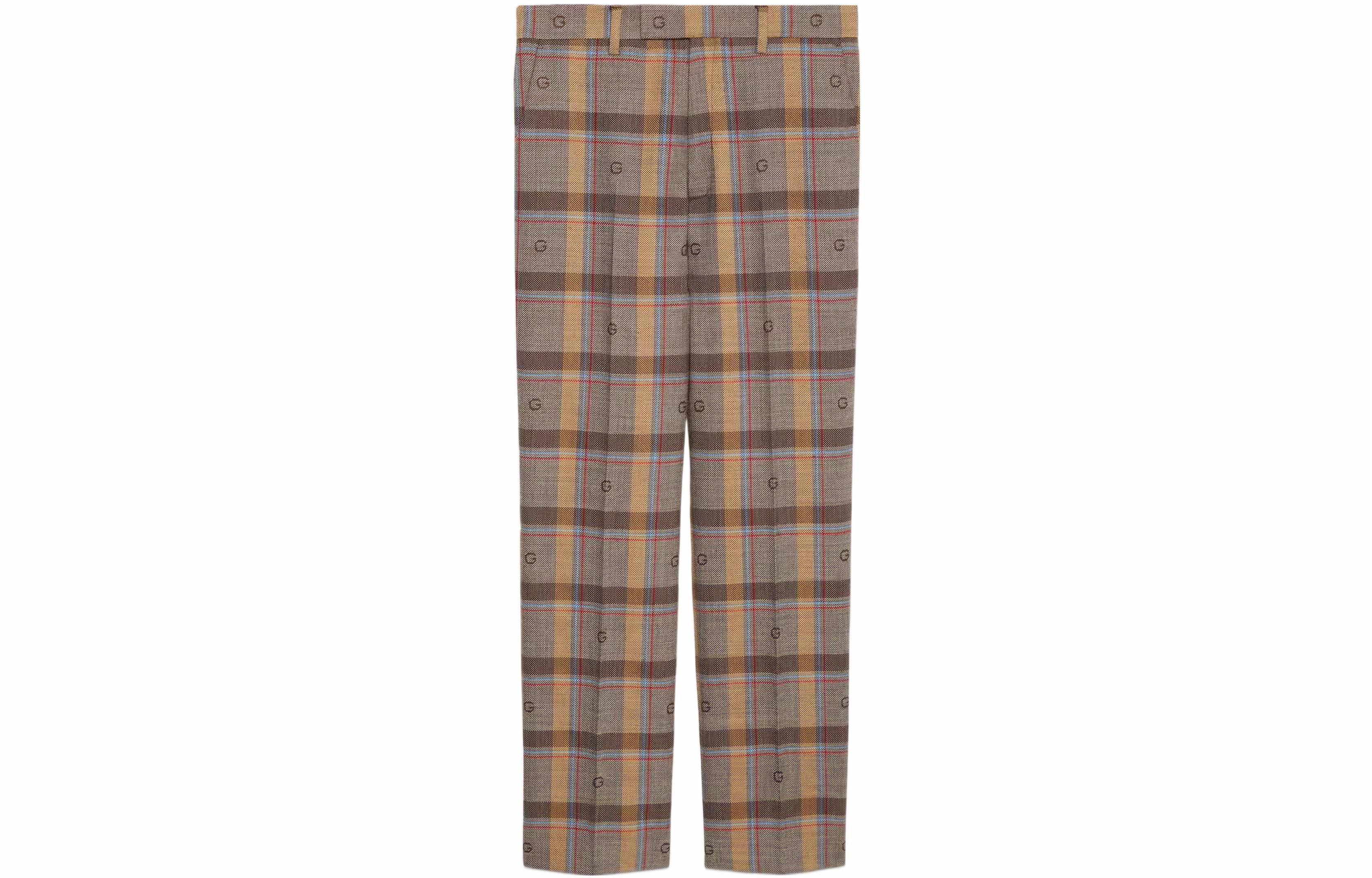 Мужские брюки Gucci SS22 (коричневые)