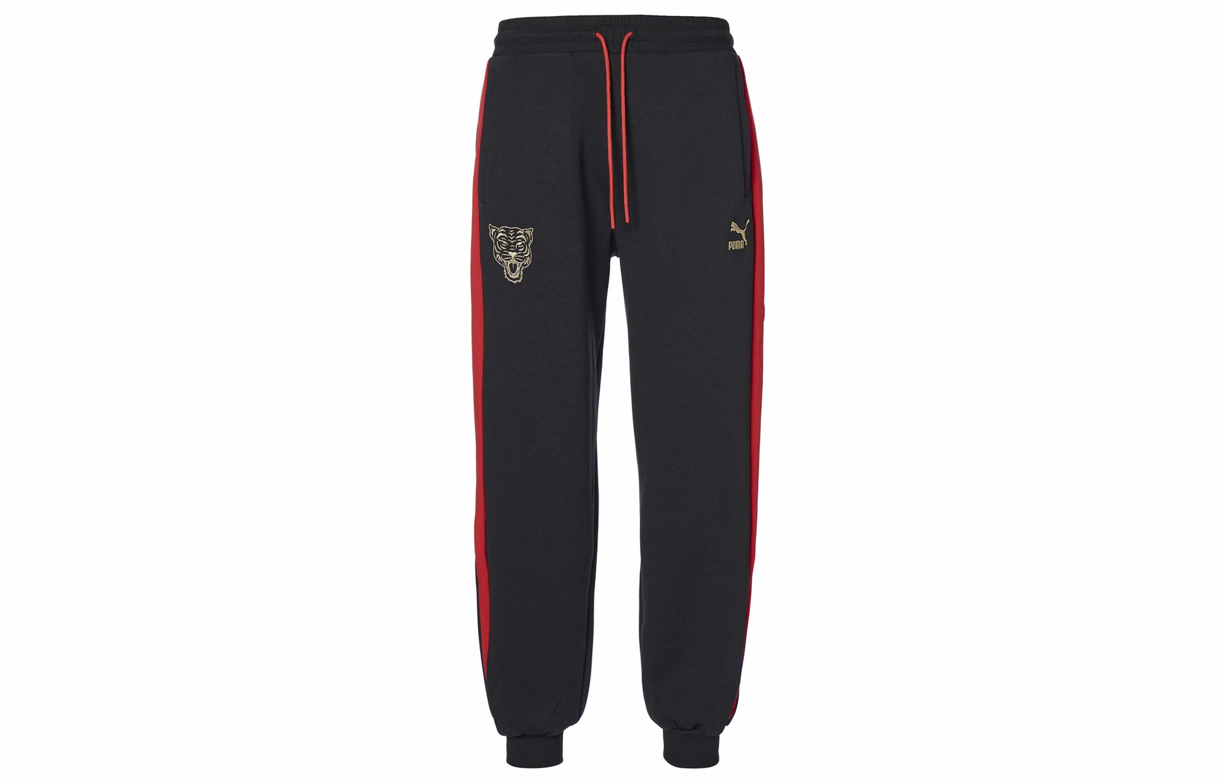 Мужские штаны PUMA ESS+ Logo (черные)