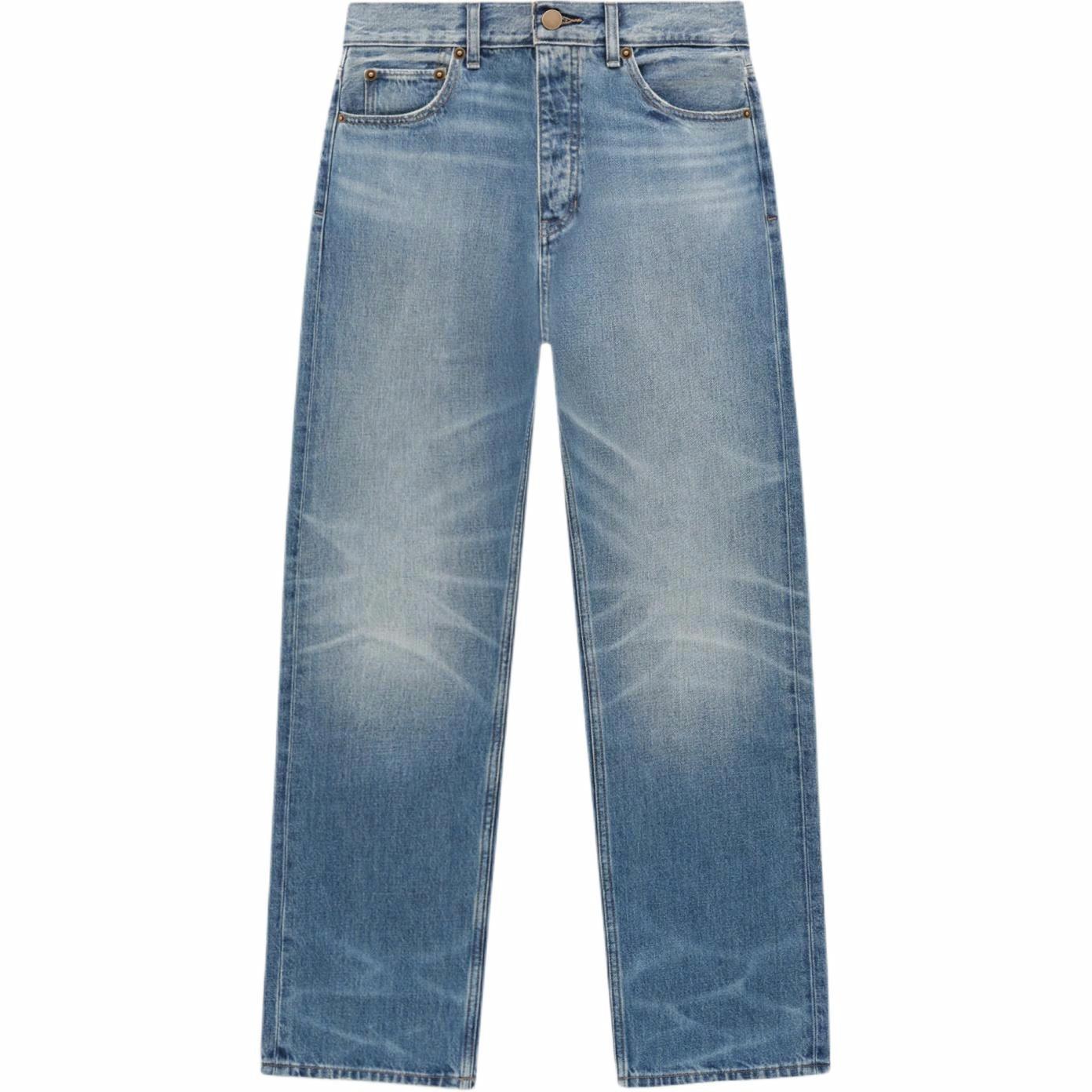 Мужские джинсы/штаны Fear of God Essentials SS24 (светло-синие)