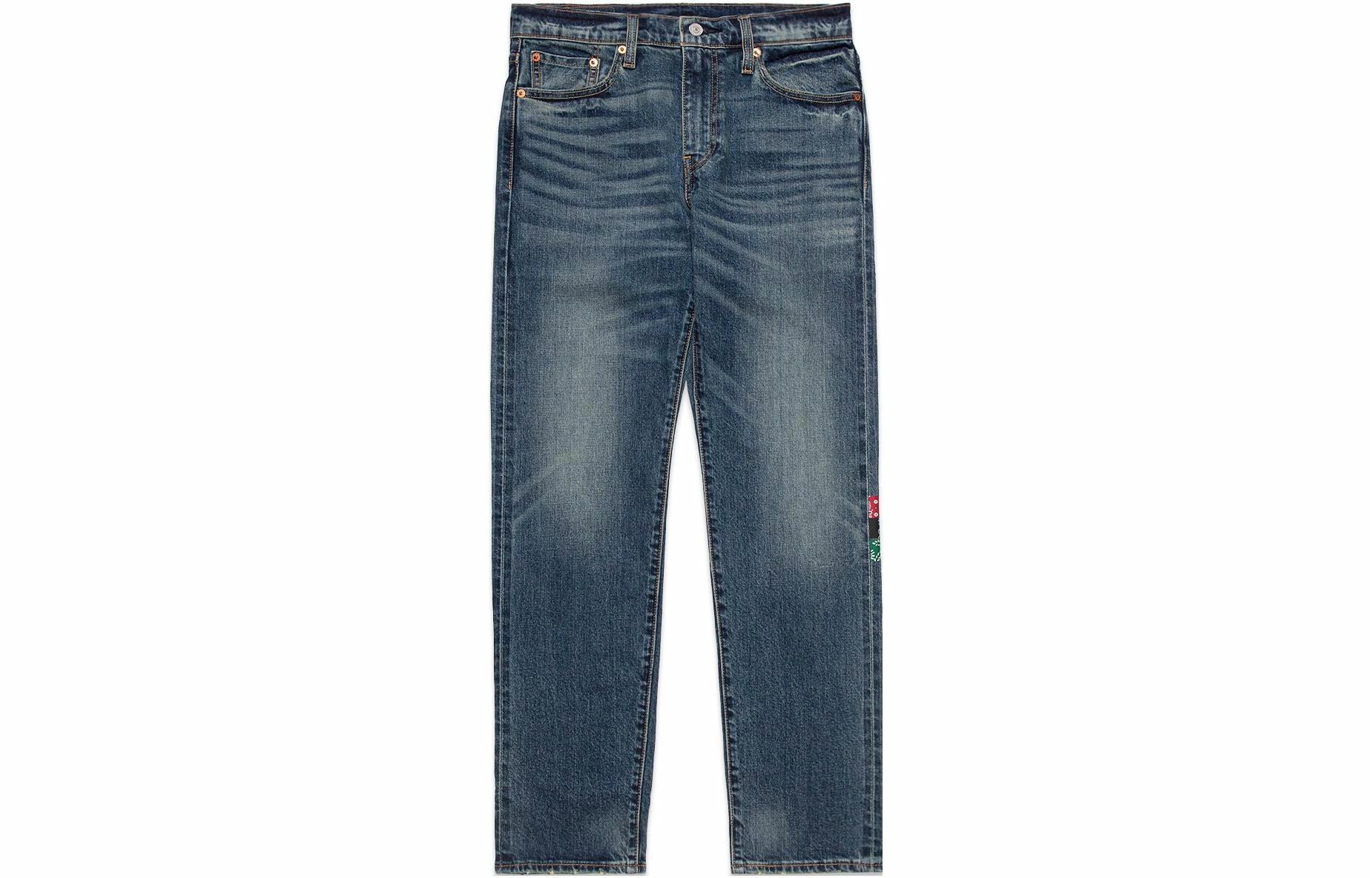 Мужские штаны CLOT x Levi's UNIONRAIL 502 (синие)