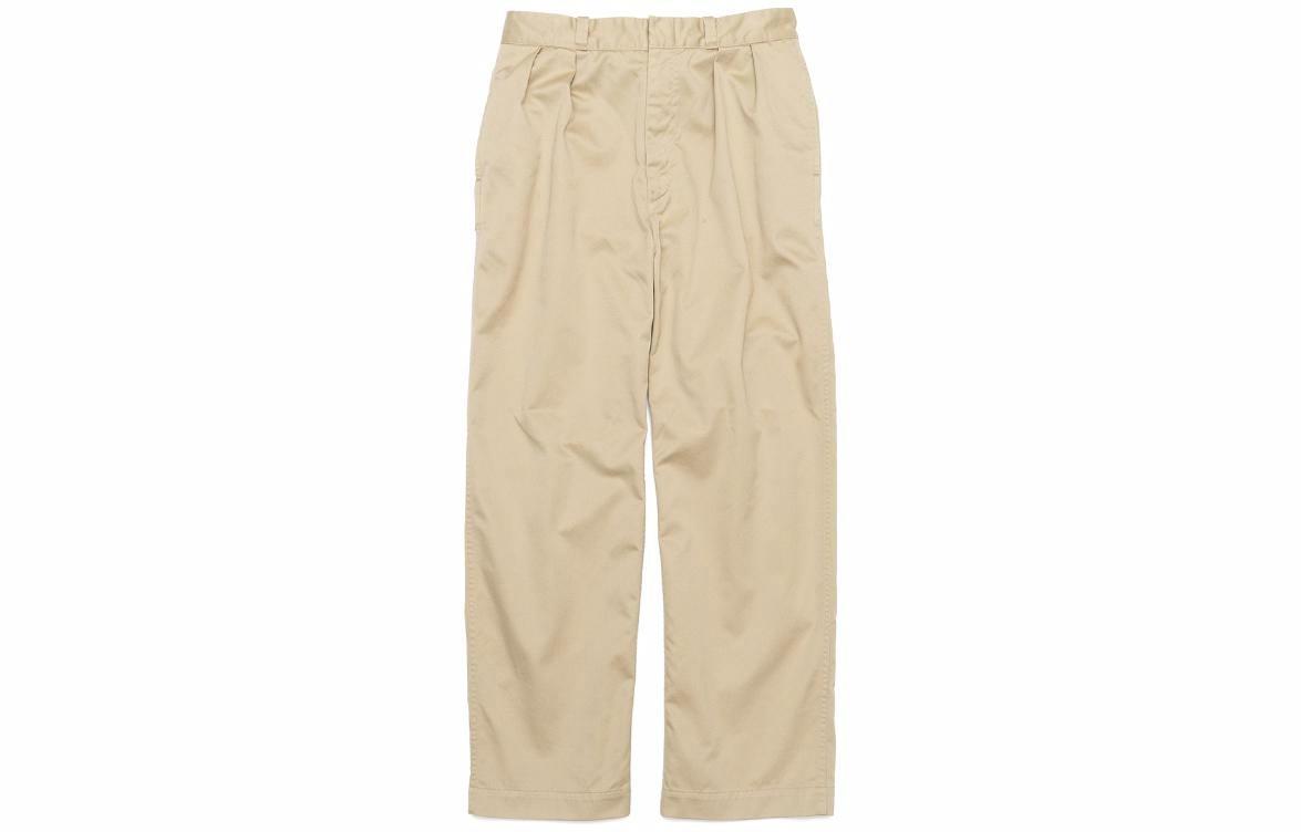 Штаны nanamica nanamica SS22 Double Pleat Pants (хаки)