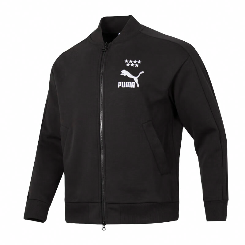 Мужская куртка PUMA с логотипом (черная)