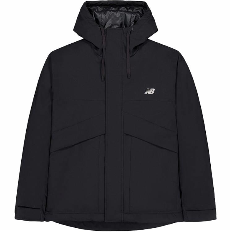 Мужская куртка New Balance с капюшоном (черная)