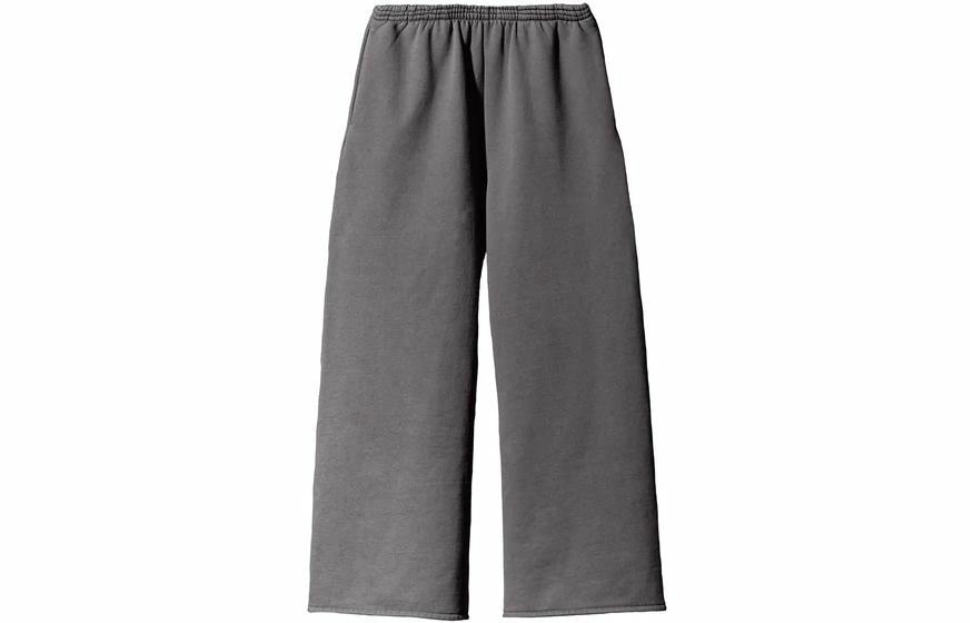 Мужские брюки YEEZY x Gap x Balenciaga Mens Fleece Jogging Pant (темно-серые)