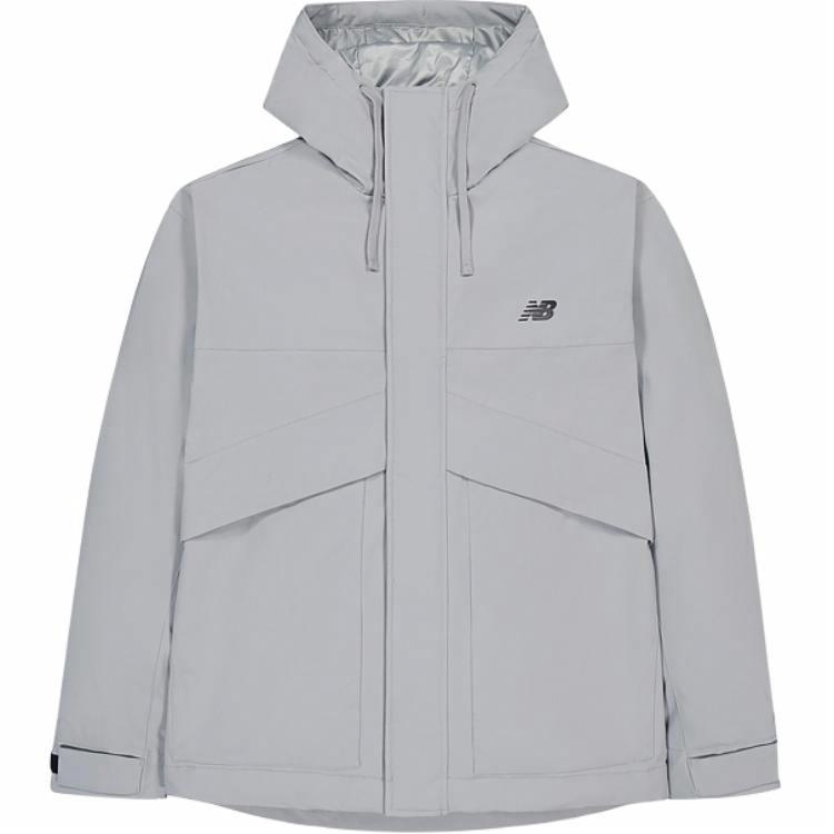 Мужская куртка New Balance (серебристо-серая)