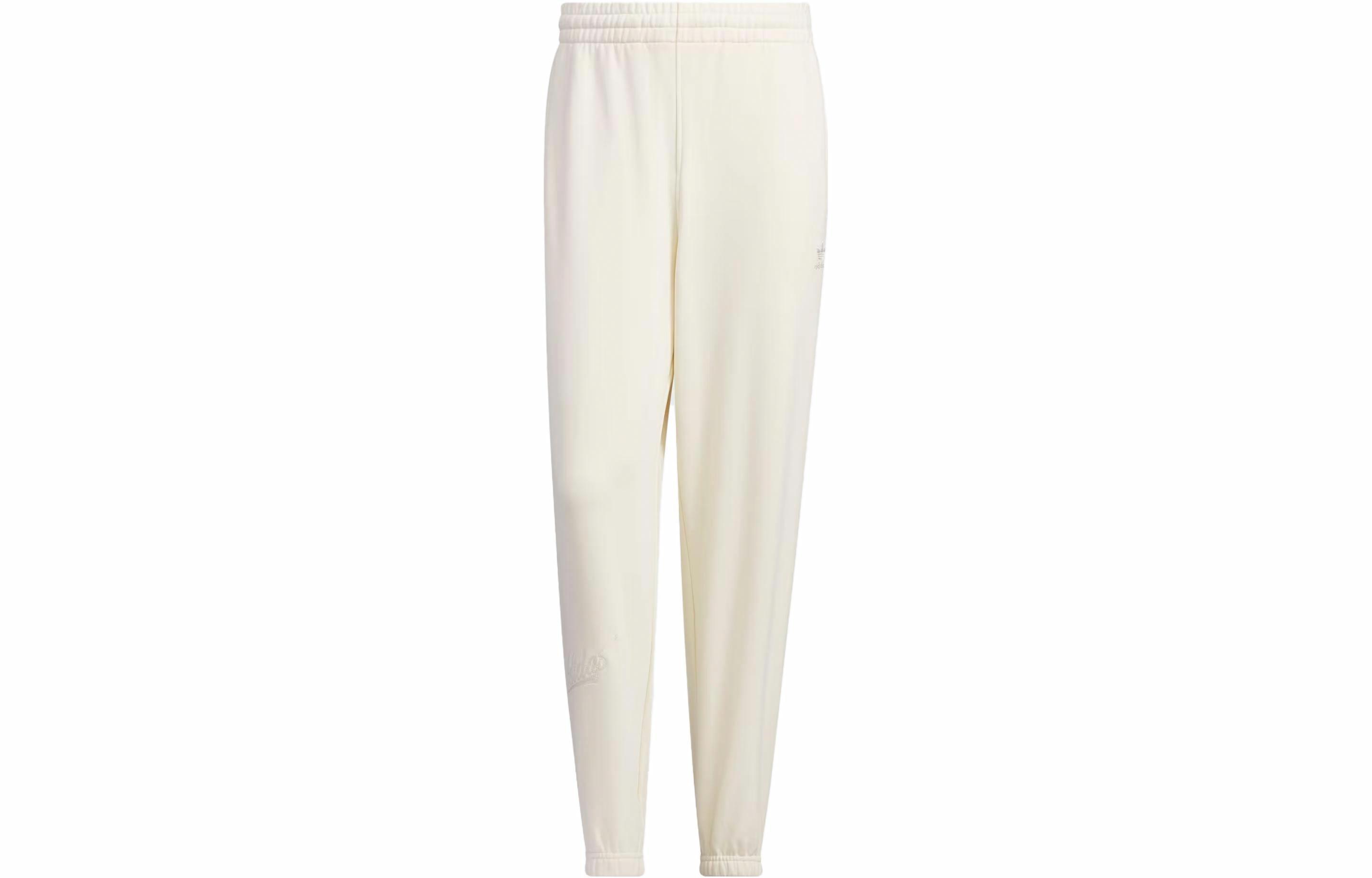 Мужские штаны adidas originals Badge Knit Pants (молочные)