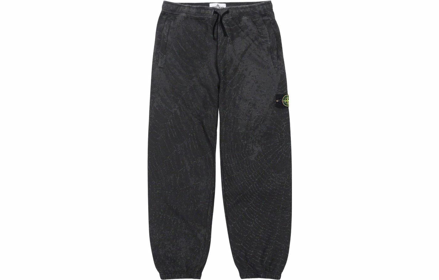 Штаны Supreme x STONE ISLAND FW23 (черные)