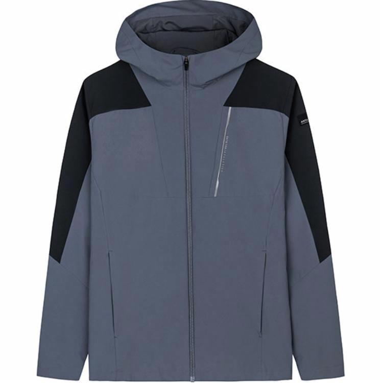 Мужская ветровка Anta Training Jacket (черно-серая)