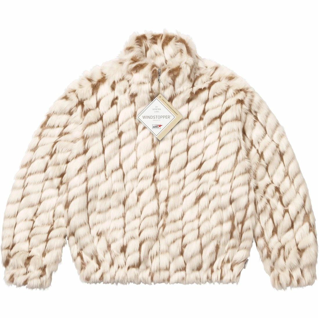 Куртка Supreme WINDSTOPPER Faux Fur Jacket (черная)