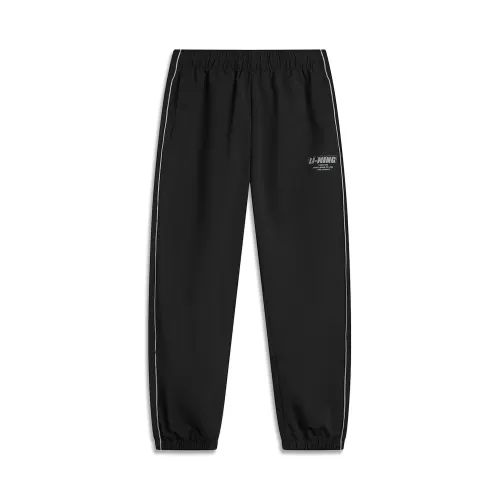 Li Ning Sports Life Collection Knitted Sweatpants Men's Black