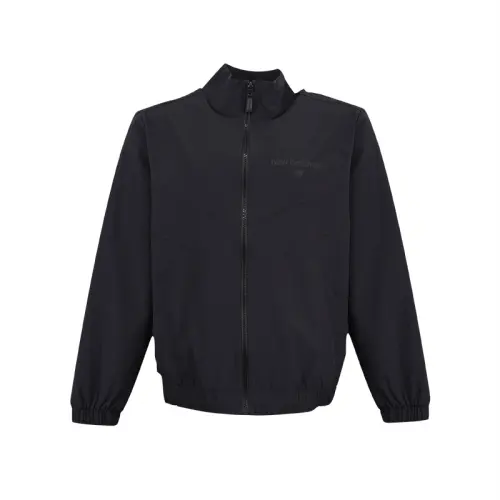 New Balance Jackets Men's Black Stand Collar Moderate Other
