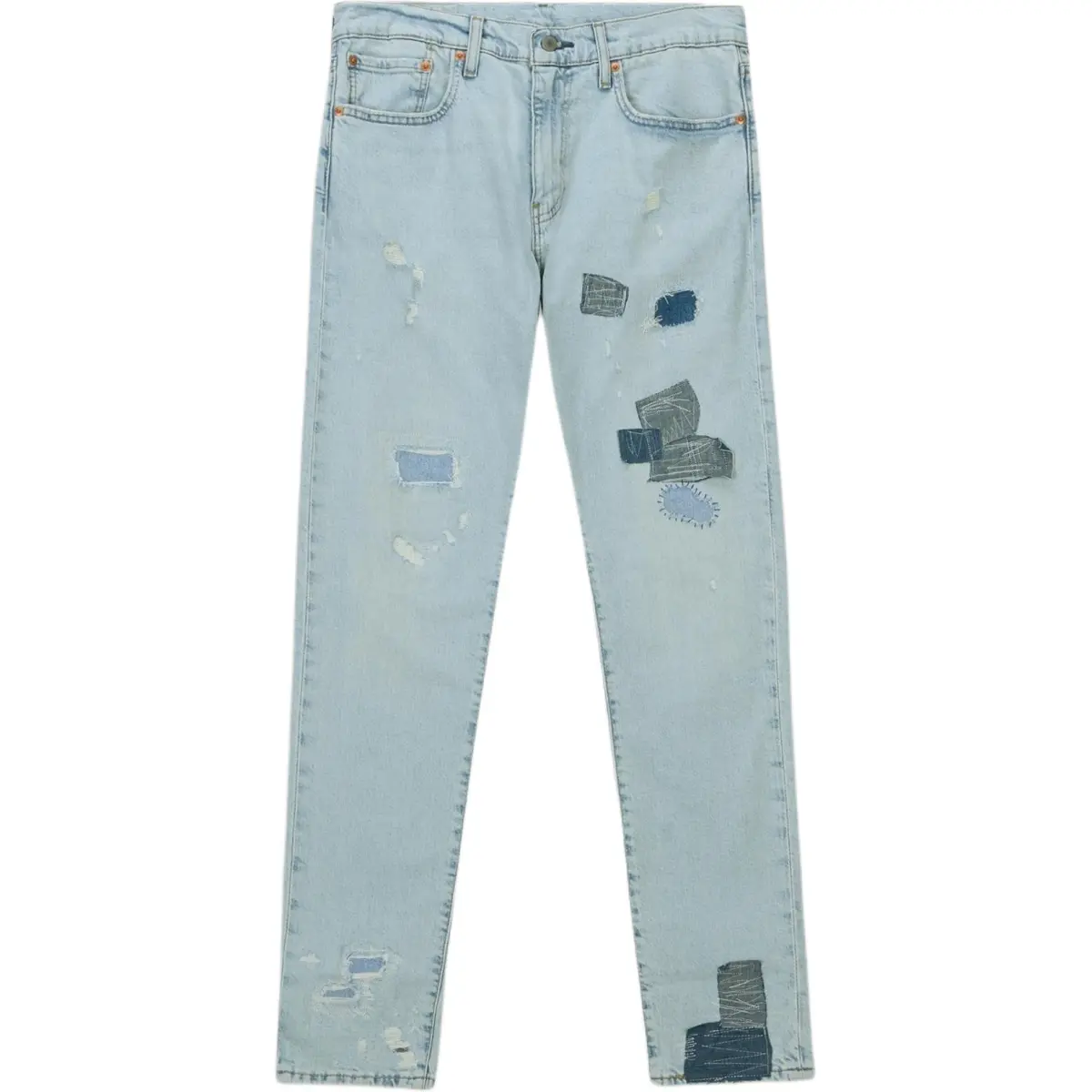 Levi's Jeans Men's Light Blue Moderate Tapered Pants