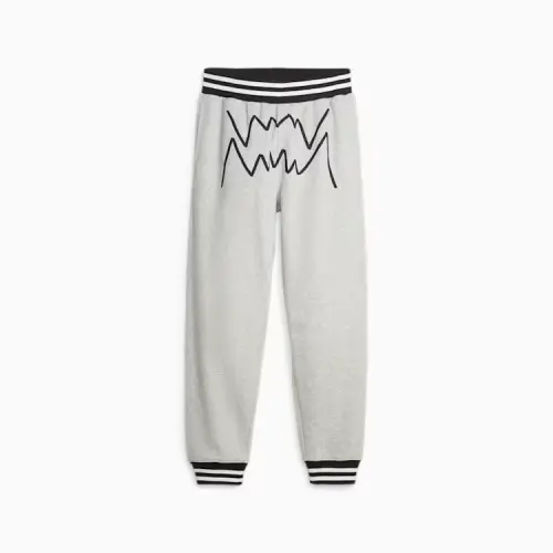 PUMA Knitted Sweatpants Men's Light Gray