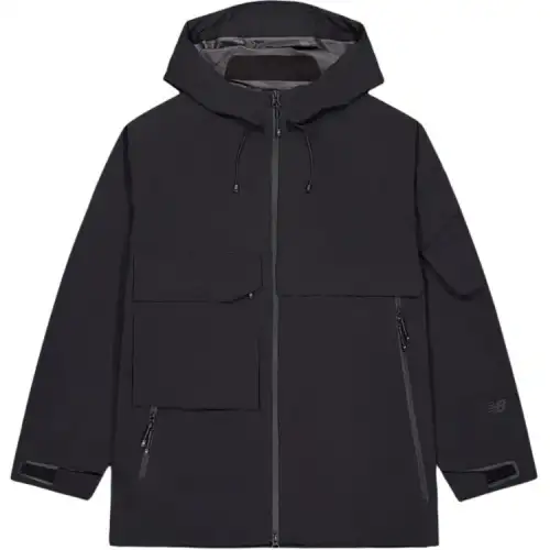 New Balance Jackets Men's Black Hooded Moderate Other