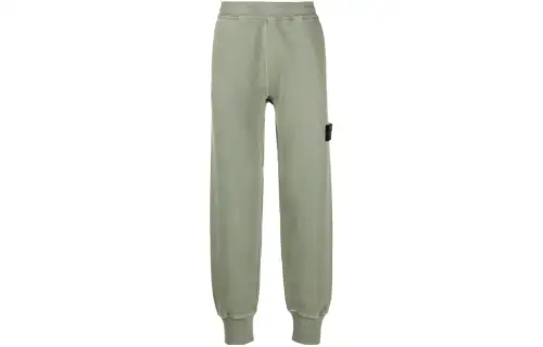 STONE ISLAND Compass-patch Cotton Track Pants