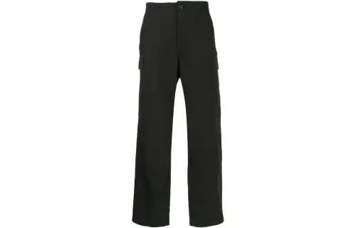 A BATHING APE Casual Pants Men's Black Moderate Cargo Pants