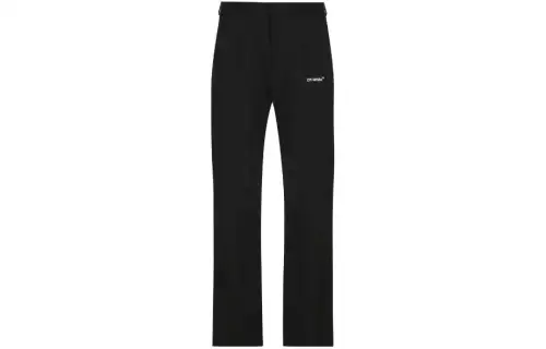 OFF WHITE Casual Pants Regular Fit Men's Black