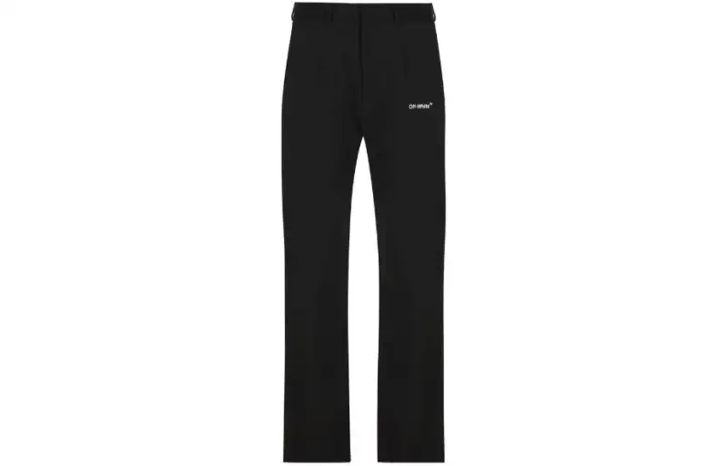 OFF WHITE Casual Pants Regular Fit Men's Black